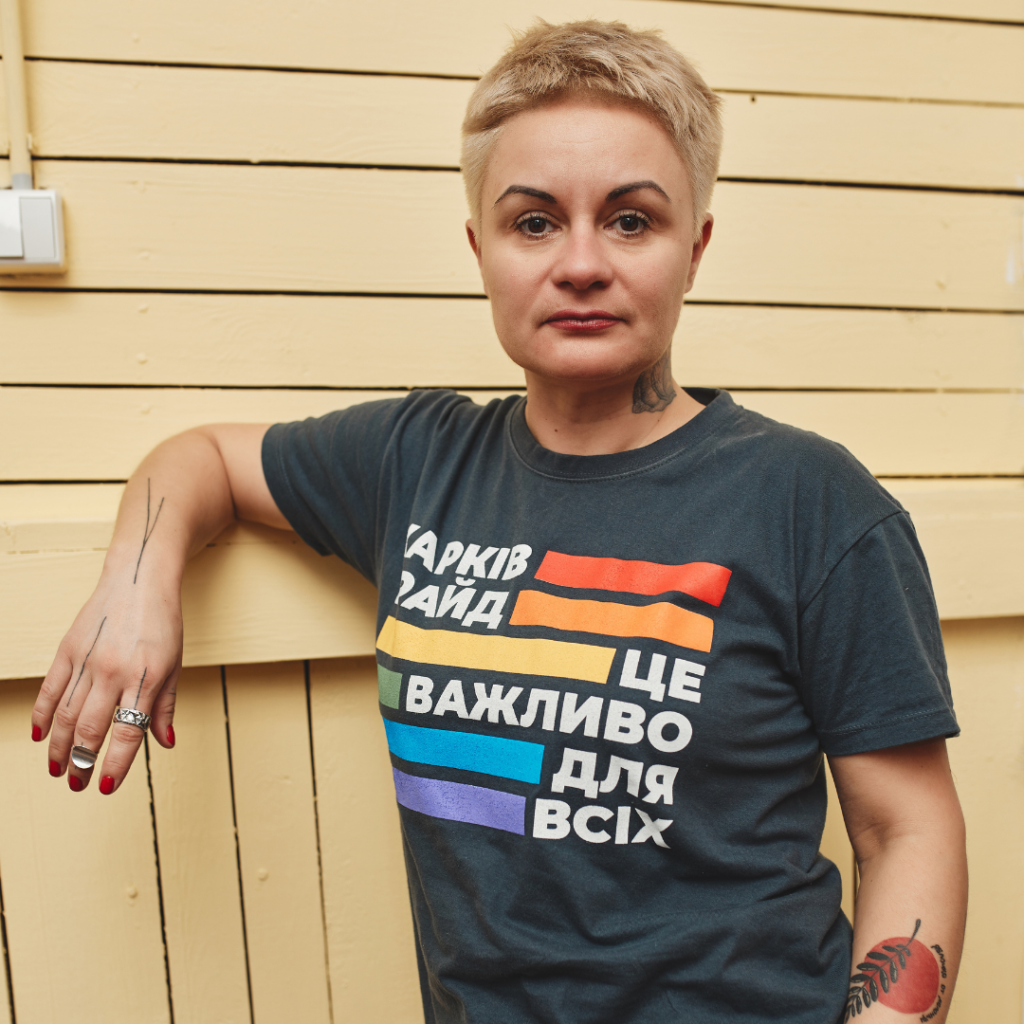 Ukrainian activist Anna Sharyhina