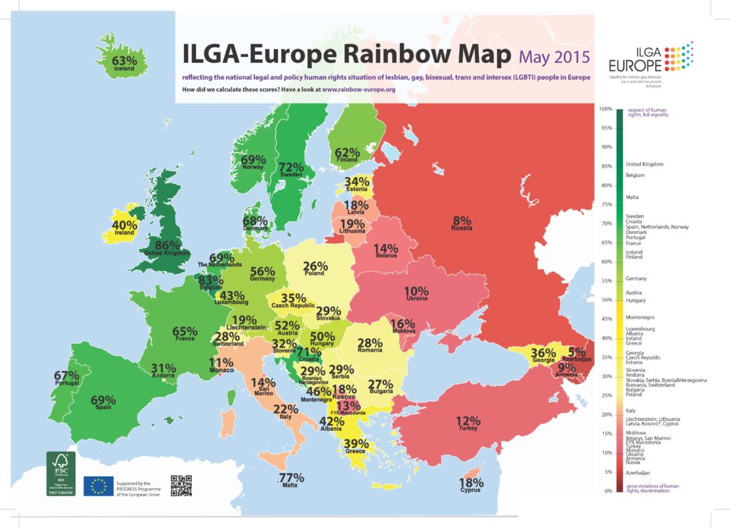 Most Lgbt Friendly Countries 2022