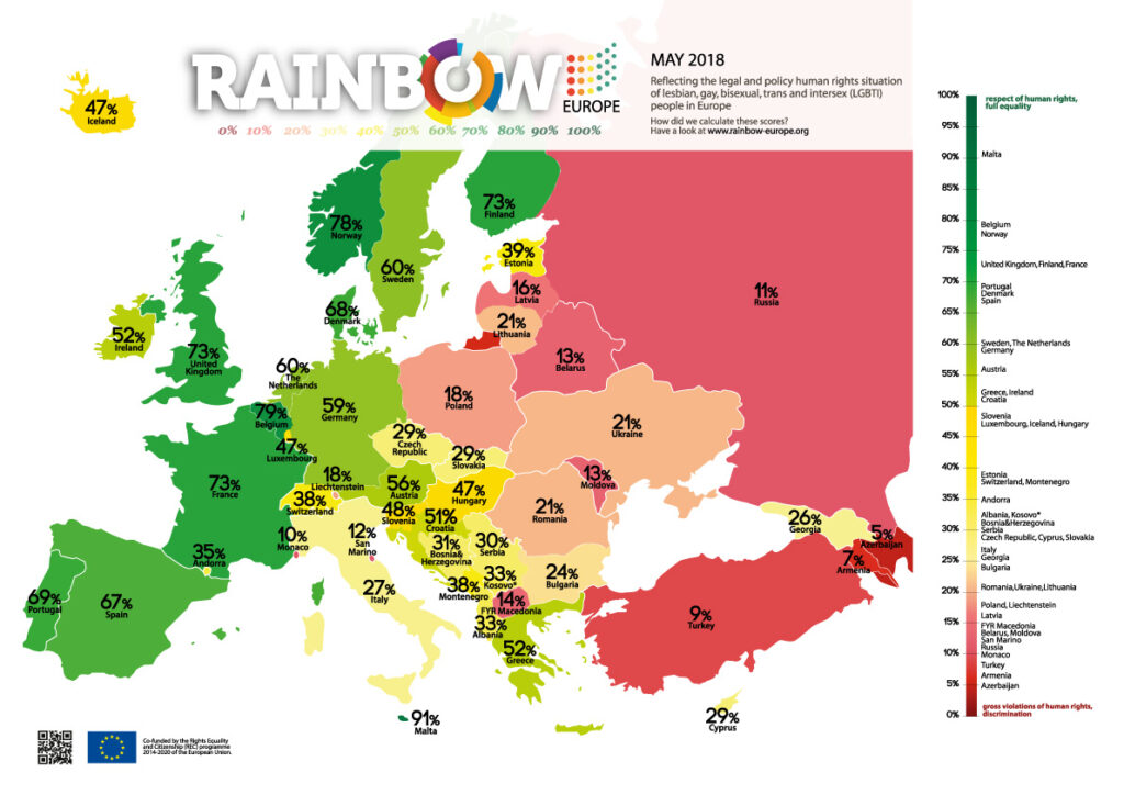 Most Lgbt Friendly Countries 2022