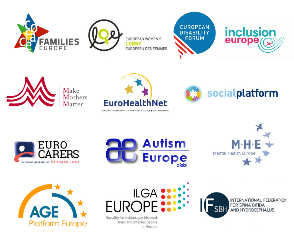 collection of logos for European NGOs