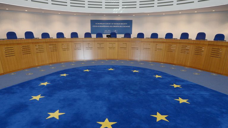 A photo of a space inside ECHR